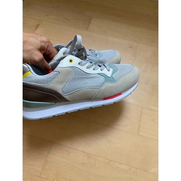 RELIGIOUS Comfort BNWOT sneaker women sz 10 colorblock lace up retro-inspired - Picture 3 of 7